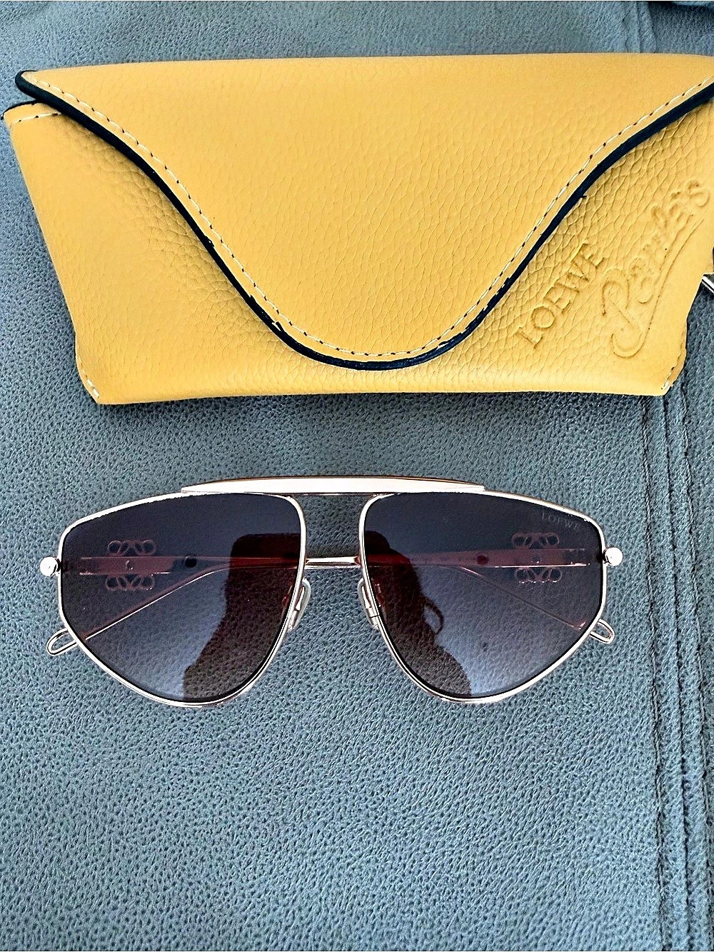 Loewe Anagram Paula's Ibiza LW40108I Sunglasses Brown & Yellow